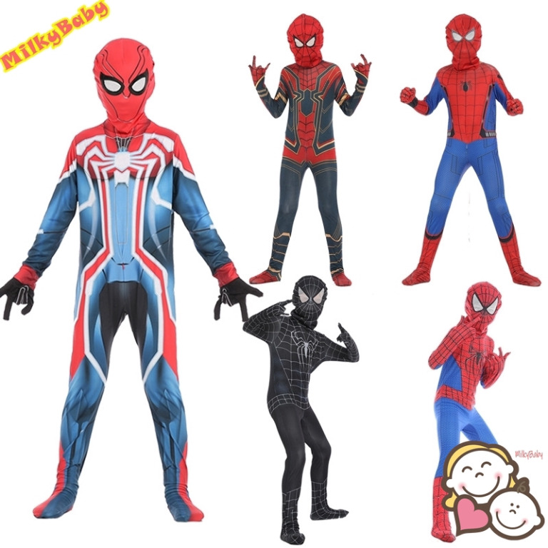 Spider Man Far From Home Kids Clothing Sets Children S Costume Spiderman Halloween Cosplay Babies Kids Babies Apparel On Carousell