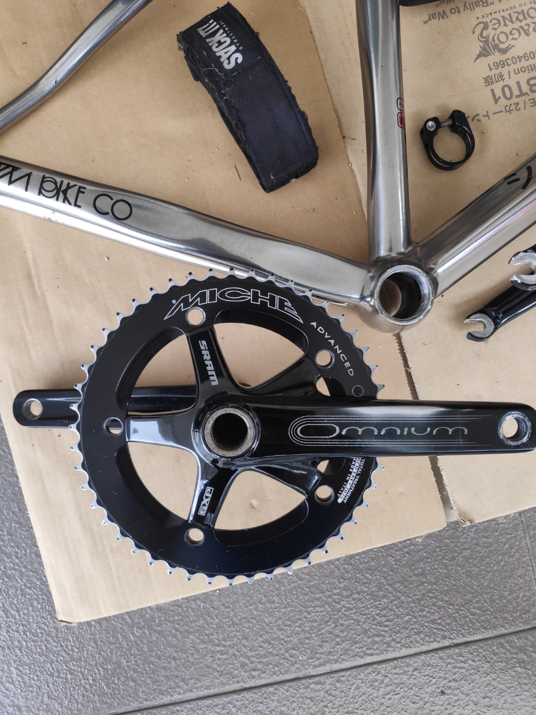 Sram Omnium x miche advanced crankset Sports Equipment Bicycles