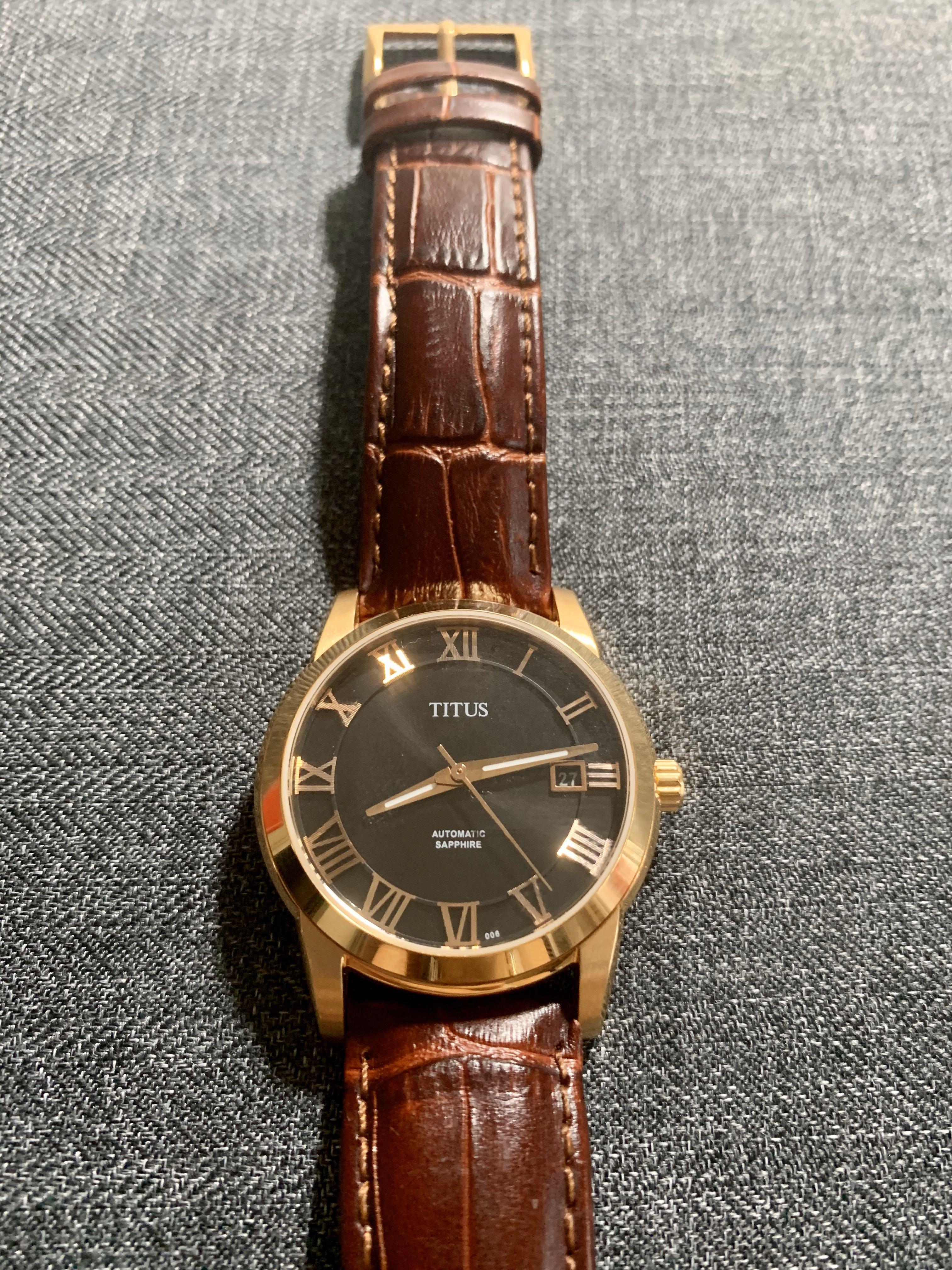 Titus Automatic Watch 37mm Luxury Watches on Carousell