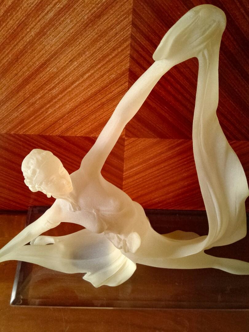 Vintage Crystal Craft Crystalite Art Deco Display / Art Nouveau Style ...