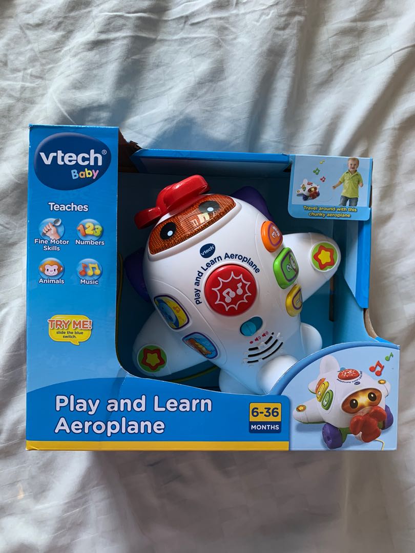 vtech baby play and learn aeroplane
