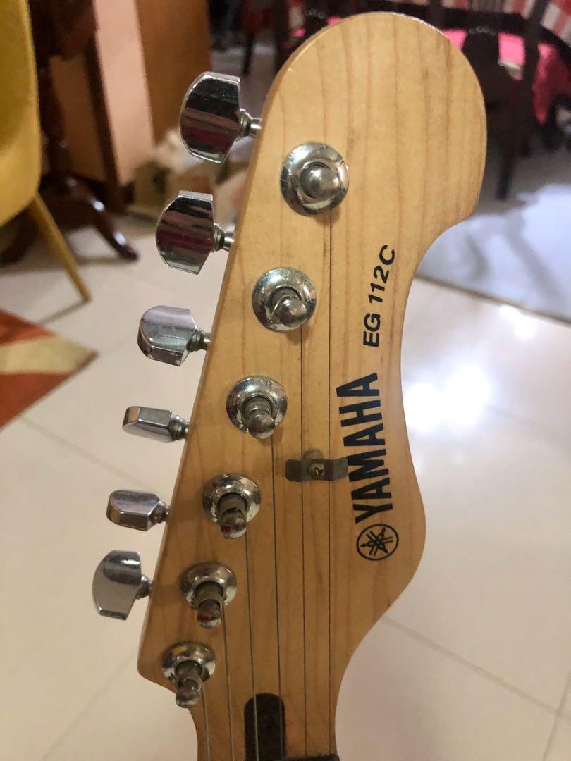 Yamaha Electric Guitar EG 112C + Amplifier, Hobbies & Toys, Music