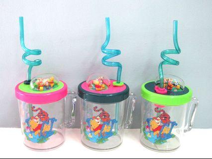 Winnie the Pooh Cups with Straw
