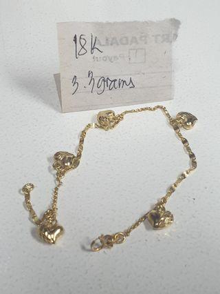 18k gold bracelet