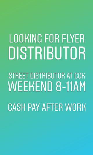 Affordable Flyer Distributor For Sale Everything Else Carousell Singapore