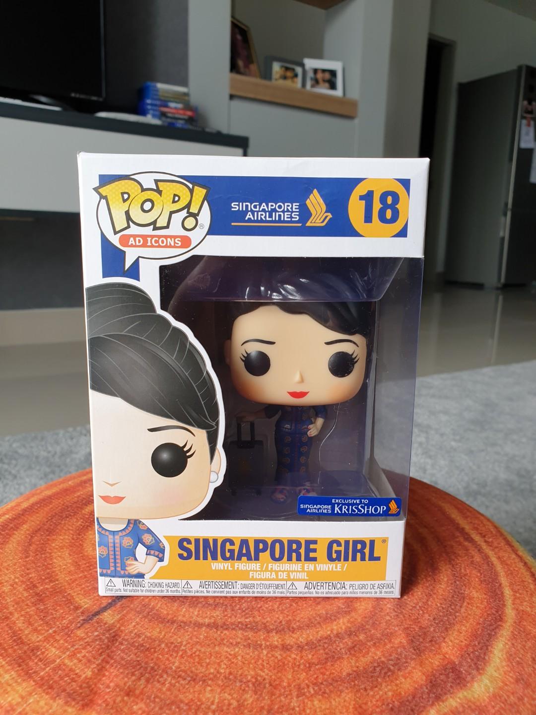 18 Singapore Girl Singapore Airlines Exclusive Funko Pop Hobbies