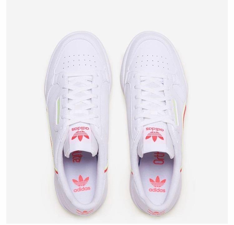 Adidas Originals Continental 80 Sneakers Glory Pink Neon Yellow Size US 5.5  UK5 NWOB, Women's Fashion, Footwear, Sneakers on Carousell