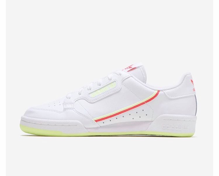 adidas continental neon