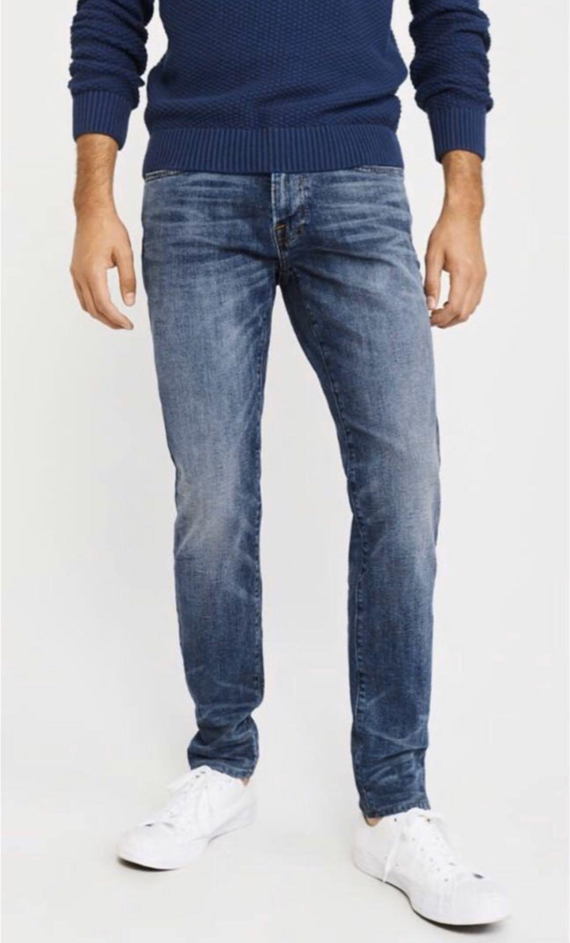 a&f skinny jeans mens