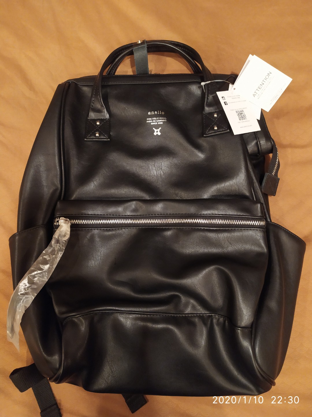 Anello premium leather online backpack