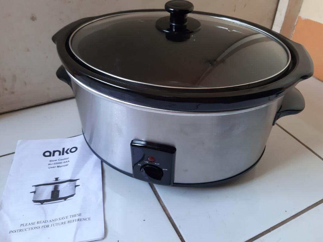 Anko 5Litre Slow Cooker, TV & Home Appliances, Kitchen Appliances