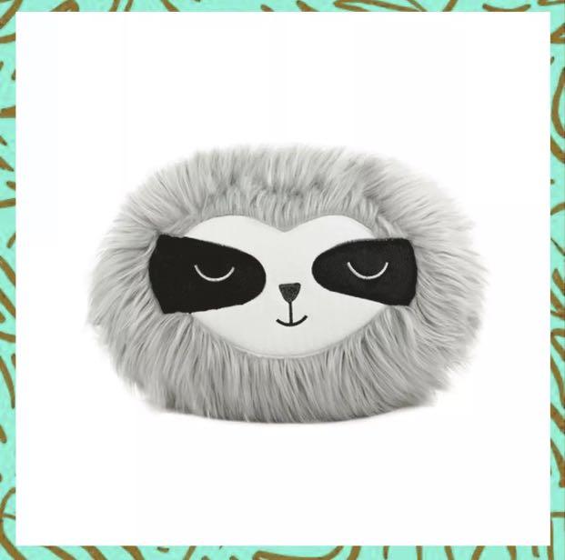 Typo shop sloth cushion