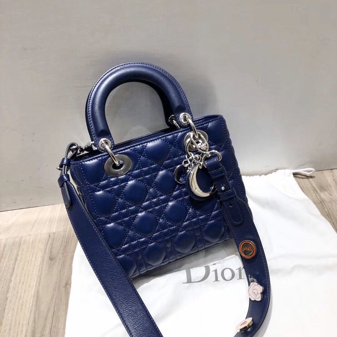 christian dior bag blue