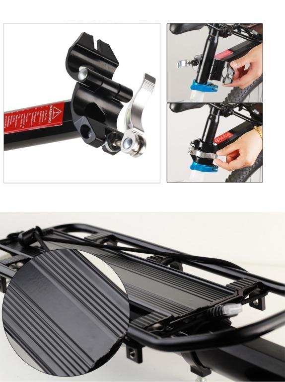 Bicycle back rack! Perfect for food delivery bags Rear Back Rack Child ...