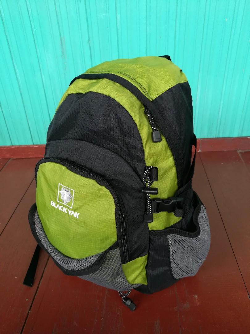 Black Yak Backpack, Men's Fashion, Bags, Backpacks on Carousell