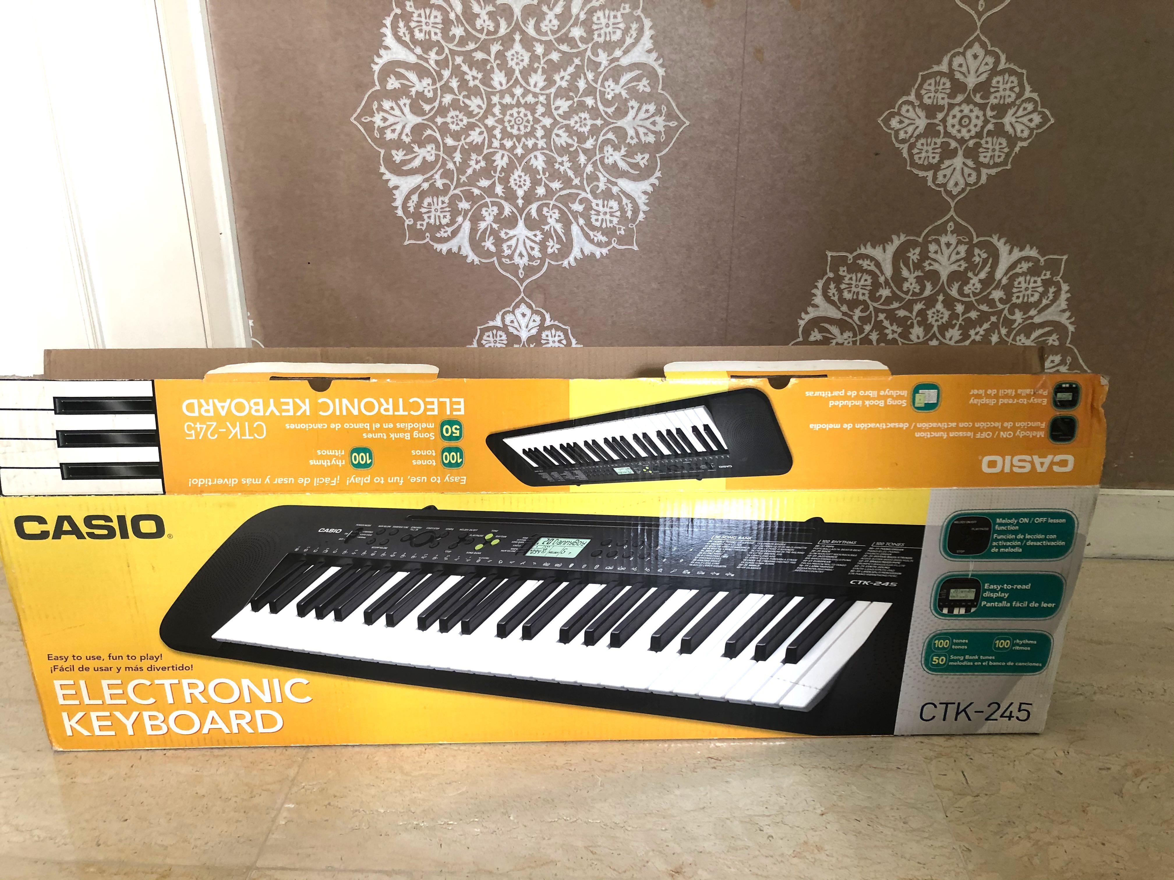 Casio electronic Keyboard, Hobbies & Toys, Music & Media, Musical