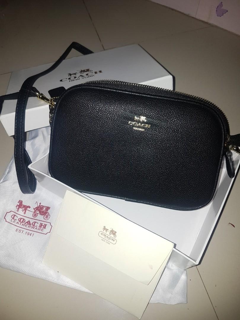 Coach sadie discount crossbody black