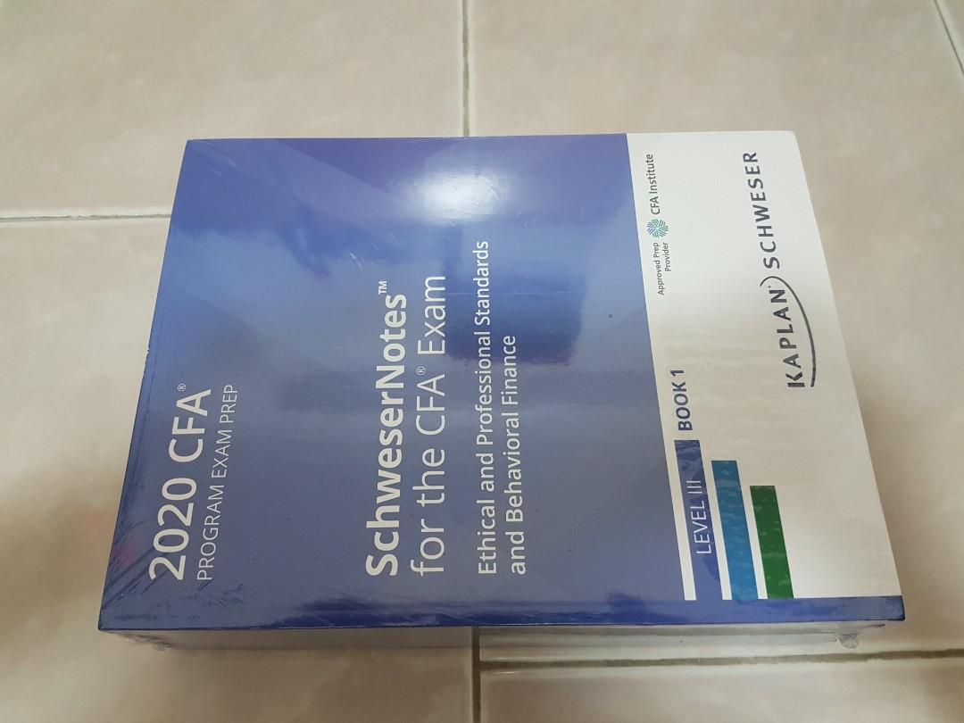 CFA 2020 Level 3 SchweserNotes, Hobbies & Toys, Books & Magazines ...