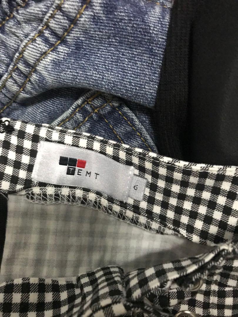 Checkered Skirt (Category: Skirts) located in Singapore. Submitted by sh0phereee (Listing ID 272087708, Image 2). Description: Checkered bandage skirt Brand new! RTP $24.95.