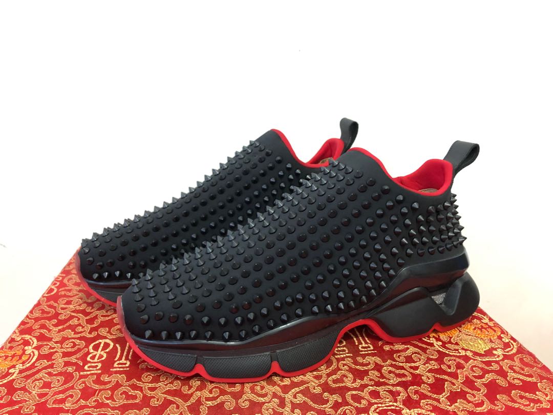 Christian Louboutin, Spike Sock red sneakers