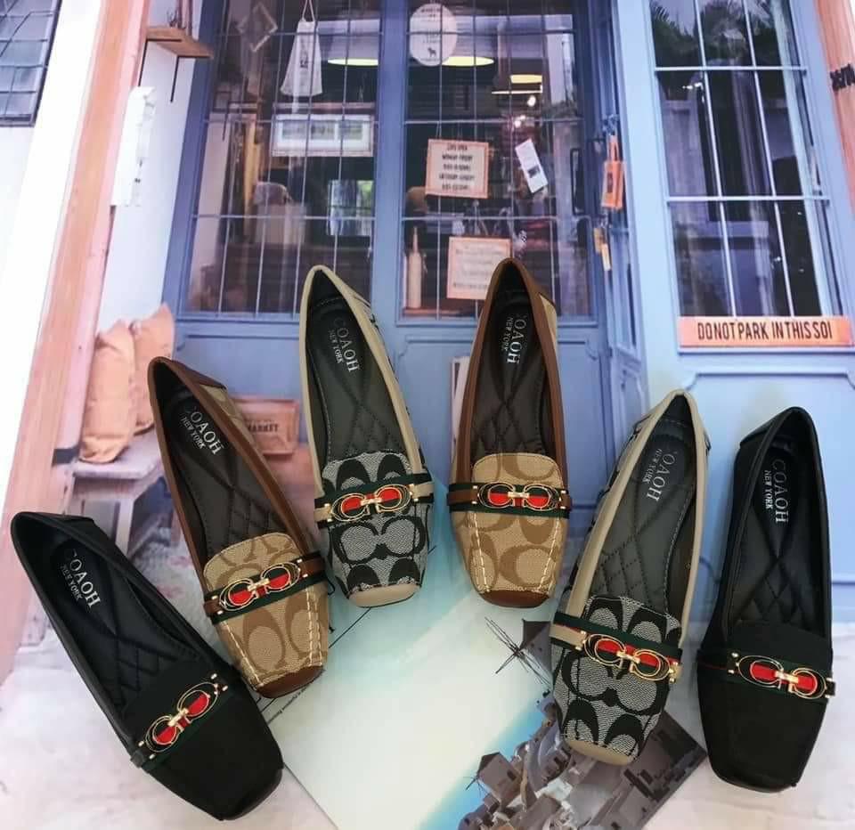 Coach dollshoes, Women's Fashion, Footwear, Flats & Sandals on Carousell