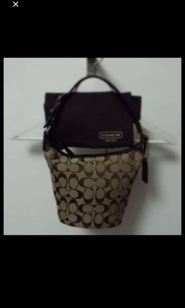 coach mini bucket bag