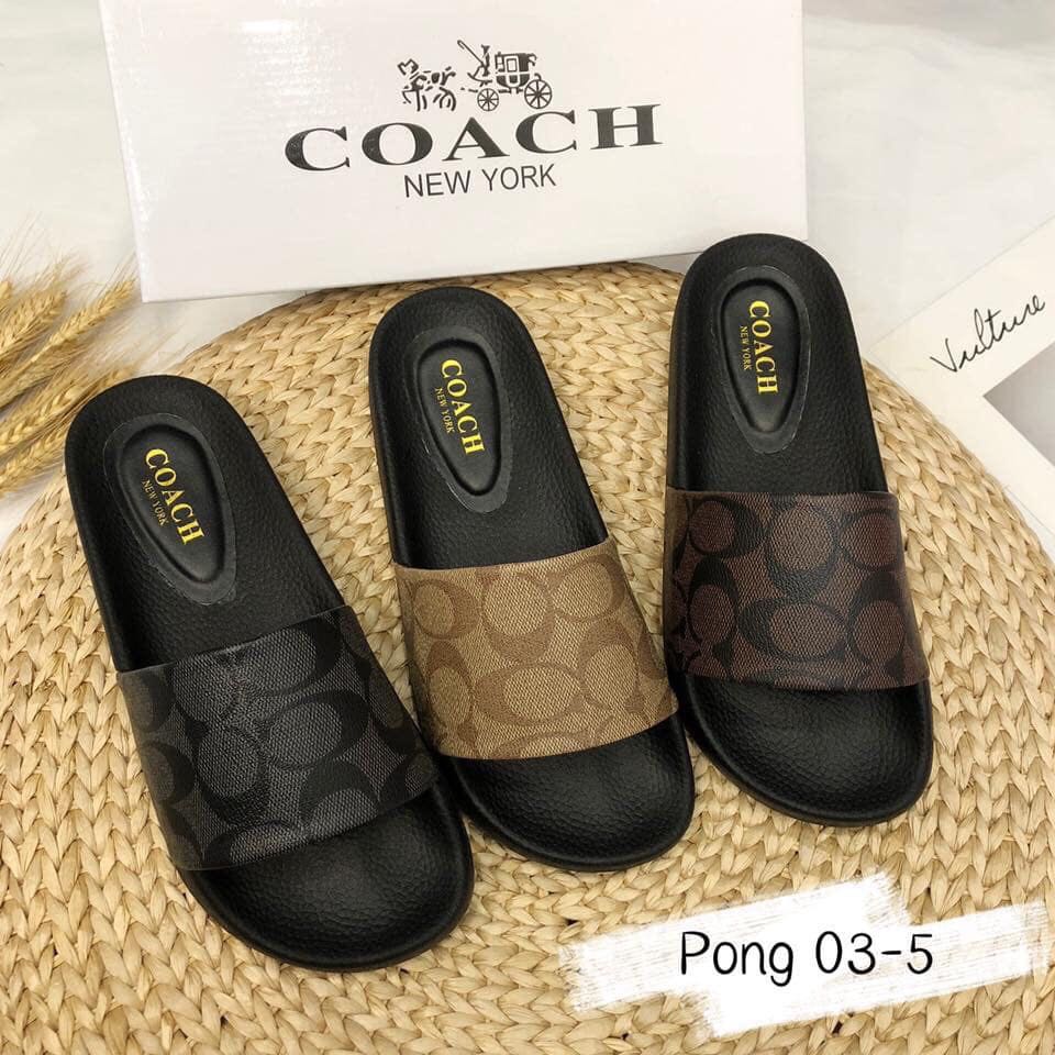 COACH SLIDES, Women's Fashion, Footwear, Flats & Sandals on Carousell
