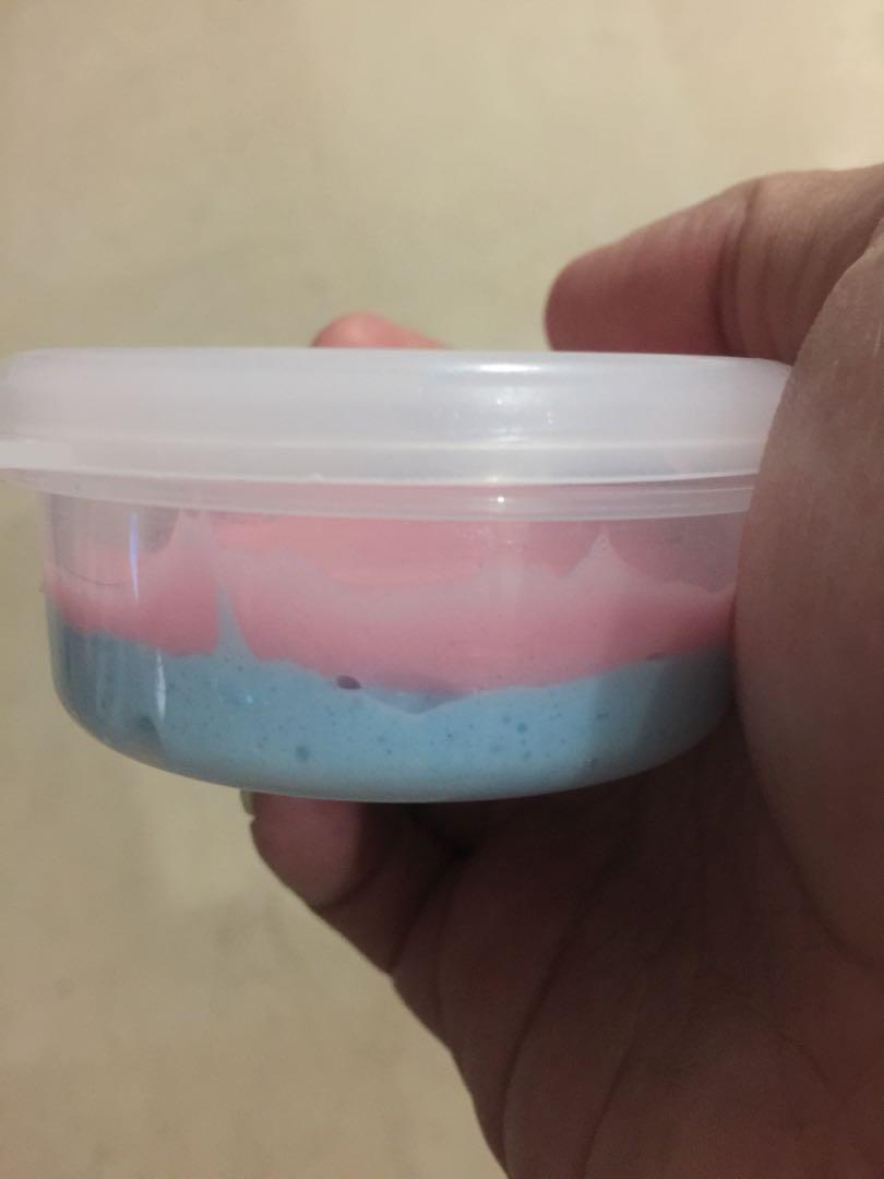 customised ur slime (Category: Kids Toys) located in Singapore. Submitted by tuner (Listing ID 271982949, Image 4). Description: customised ur slime fluffy slime - $9 can make it into ur fav colour . or add stuff .