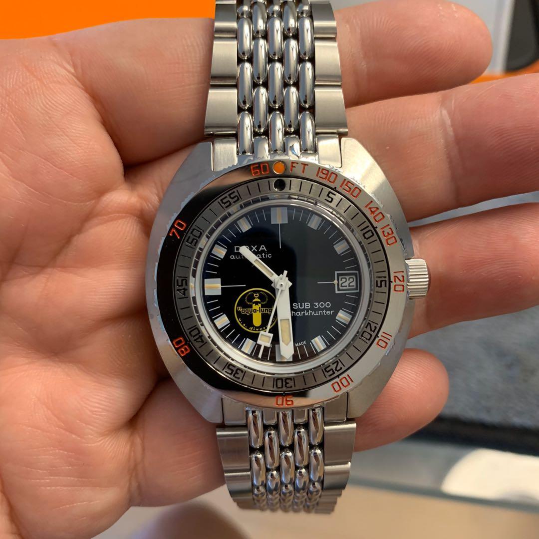 Doxa sub 300 sharkhunter black top lung