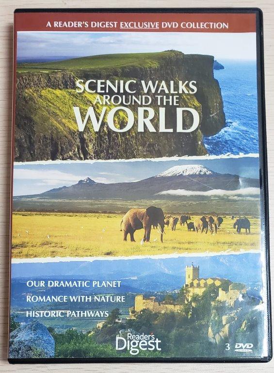 包郵] DVD 讀者文集SCENIC WALKS AROUND THE WORLD 3DVD 大自然風景有中文字幕英語配音電影記錄片包平郵