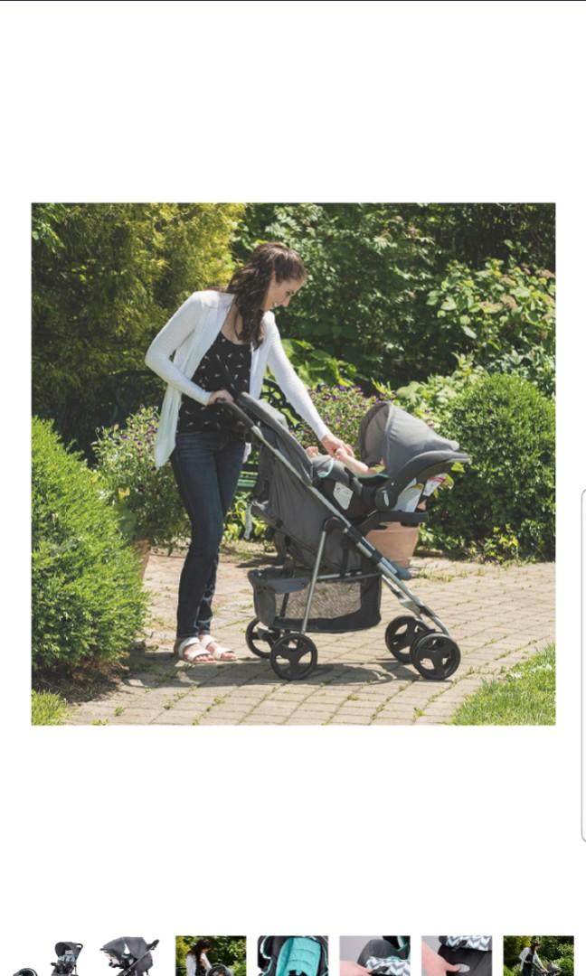 evenflo vive travel system with embrace infant car seat