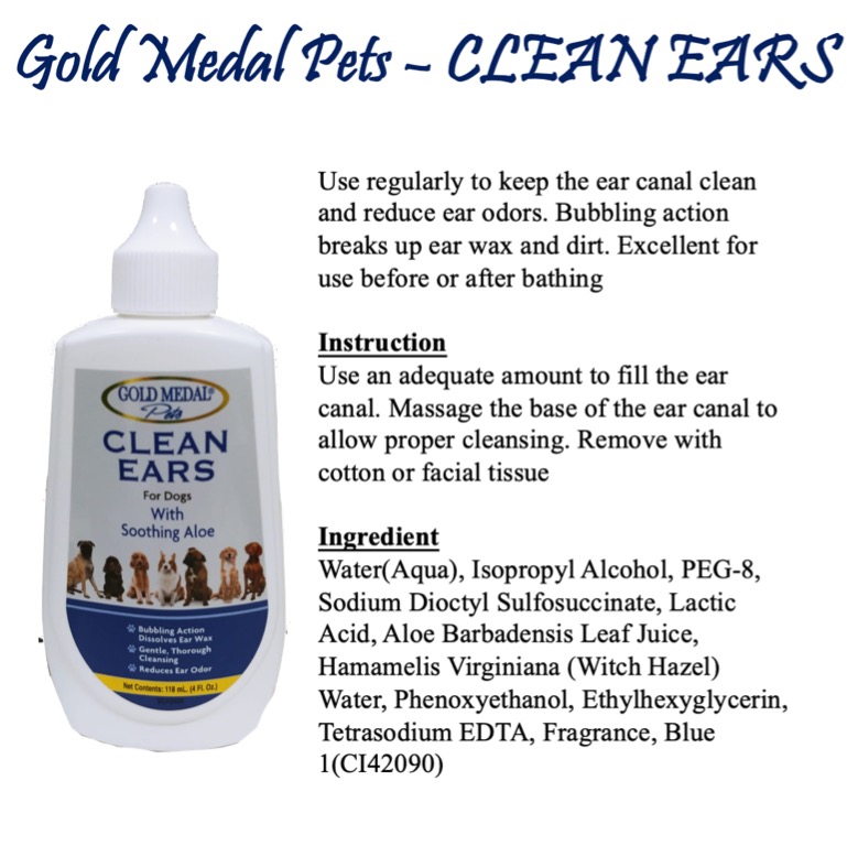 Gold Medal Pets Ears and Eyes cleaning product~