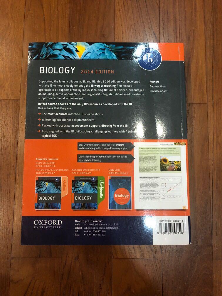 IB Biology Textbook (HL), Books & Stationery, Textbooks, Tertiary on