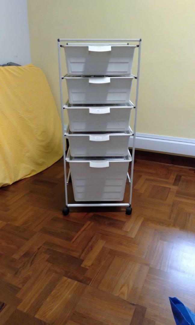 Ikea Plastic Drawers Furniture Shelves Drawers On Carousell