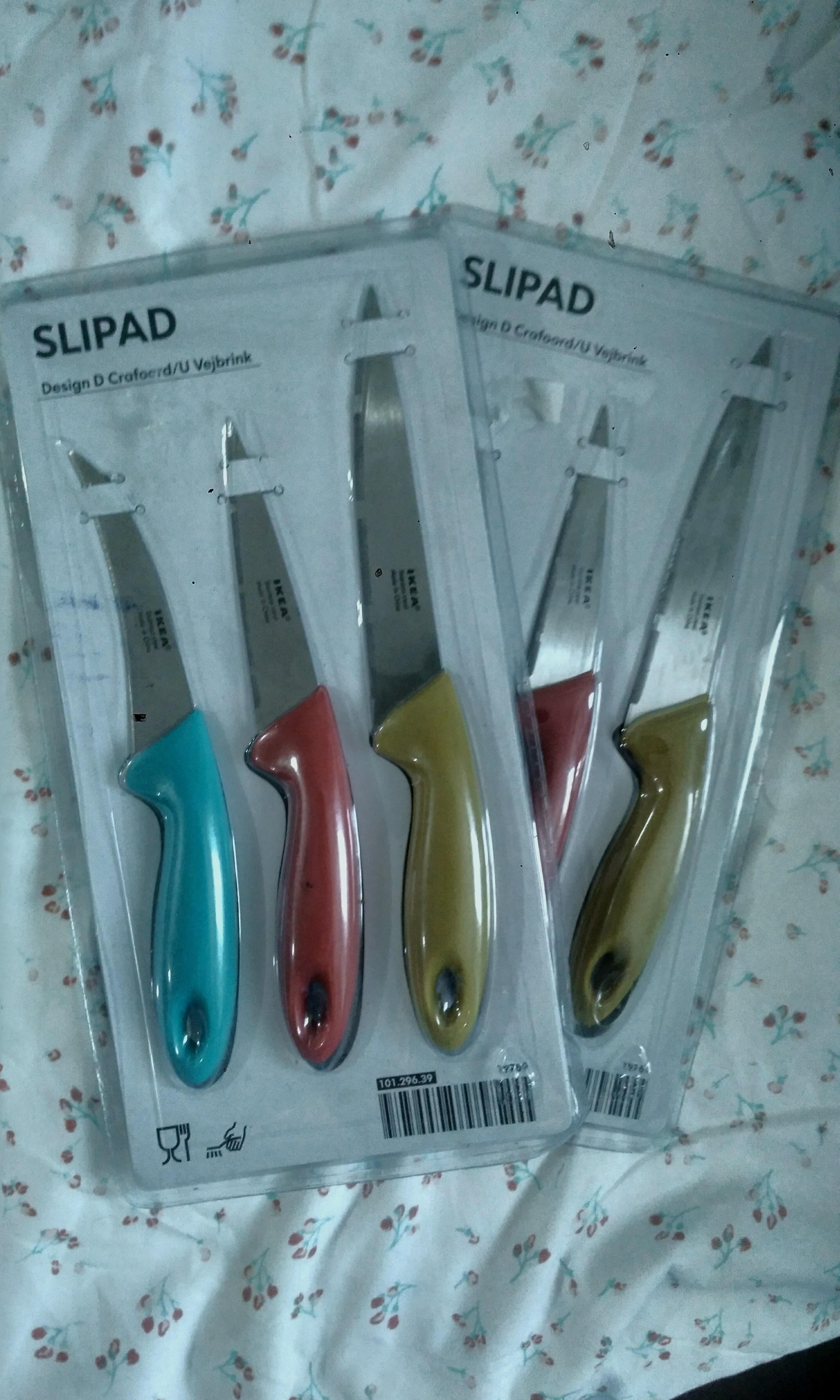 Ikea Slipad 3pc Knife Set Home Furniture Home Appliances Other Kitchen Appliances On Carousell