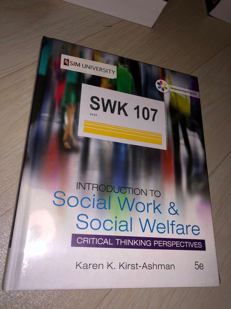 introduction to social work & social welfare critical thinking perspectives 5th edition