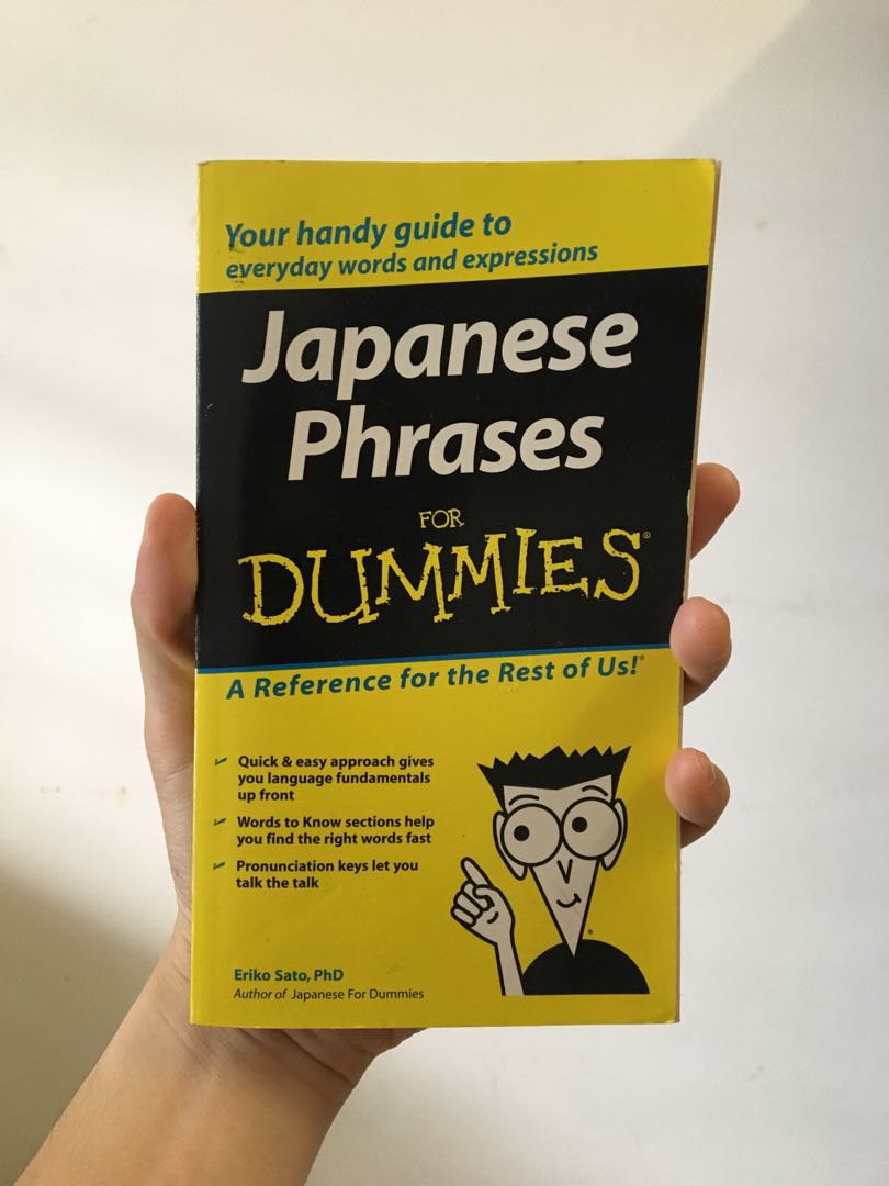 Learn Japanese Phrases For Dummies Language Book, Hobbies & Toys, Books & Magazines, Children's