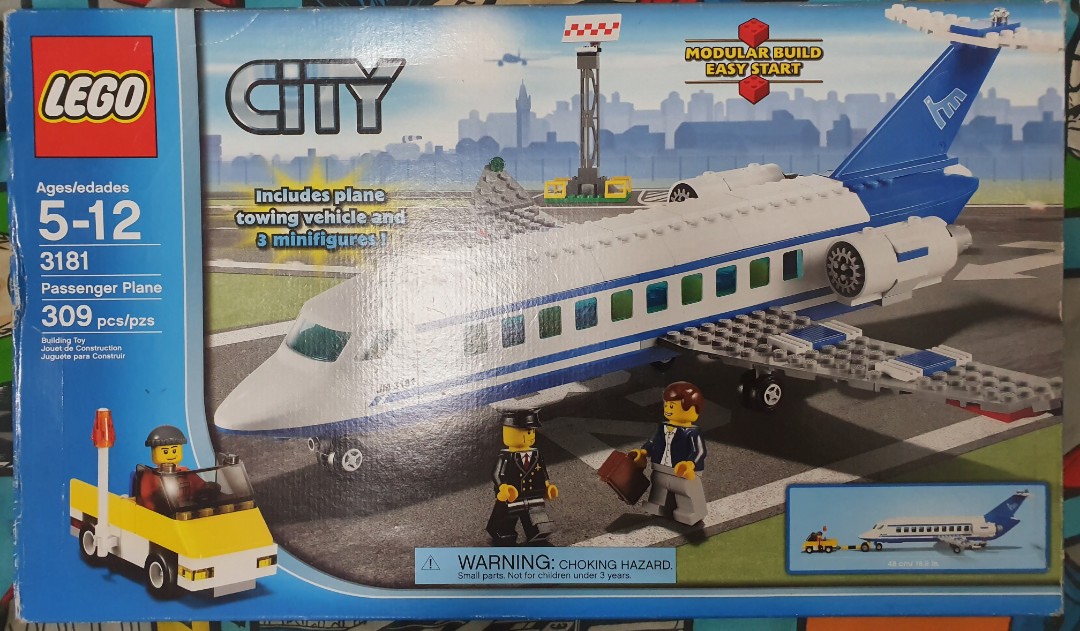 lego city 3181 passenger plane