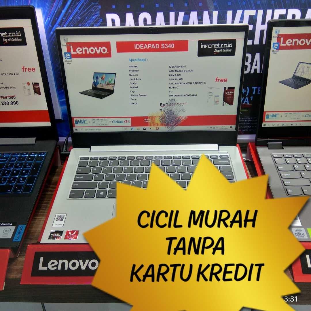 Lenovo Ideapad S340 Amd Ryzen 3 3200u Bisa Dicicil Elektronik Komputer Laptop Di Carousell
