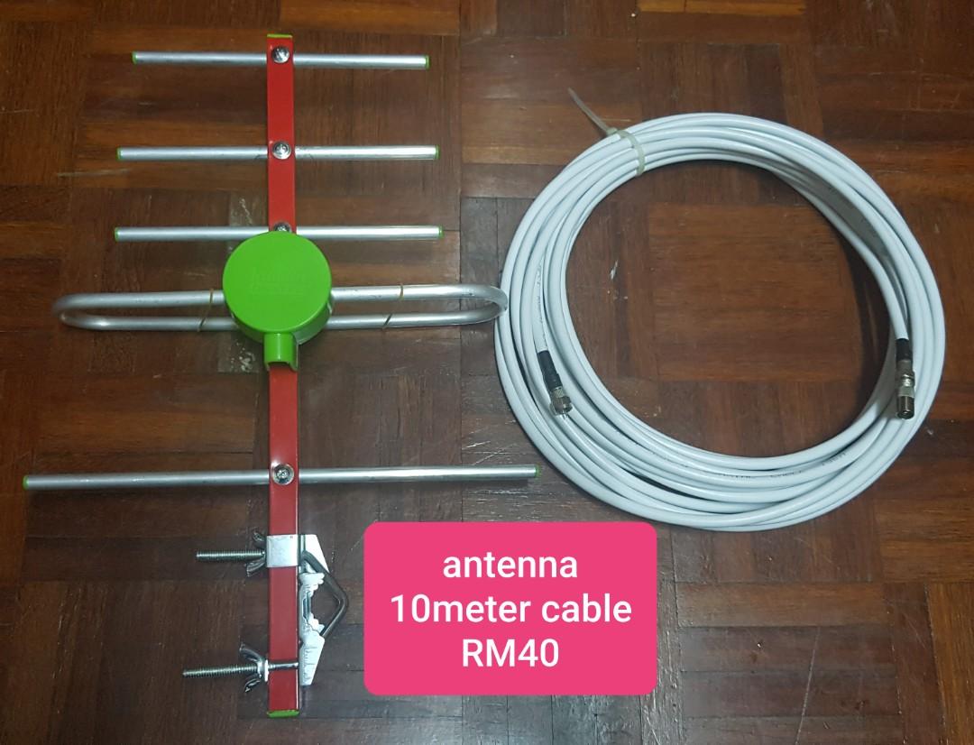 MYTV MYFREEVIEW DIGITAL TV DVB-T2 5e Outdoor Antenna FREE 10 Meter Cable,  Electronics, Others on Carousell