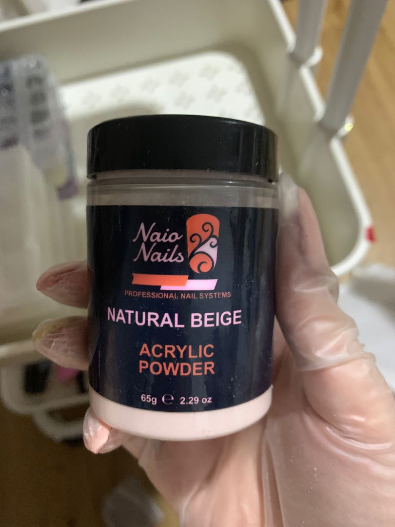 Naio nails acrylic powder, Beauty & Personal Care, Hands & Nails on Carousell