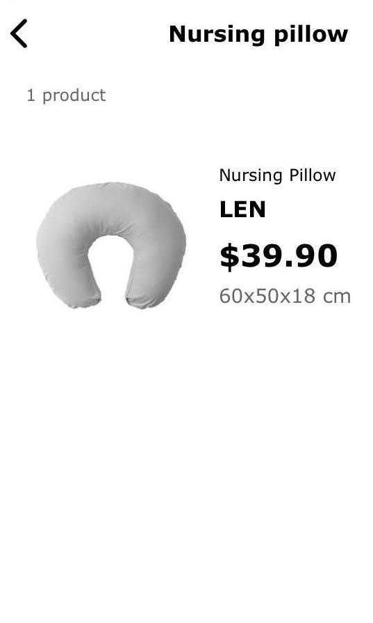 Nursing Pillow From Ikea Babies Kids Nursing Feeding On