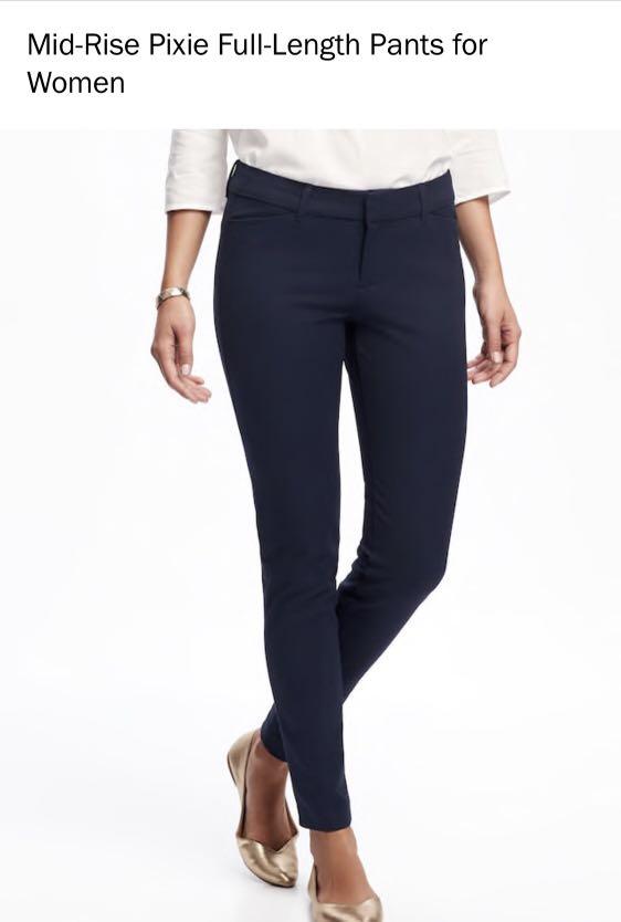 Mid rise pixie sale pants