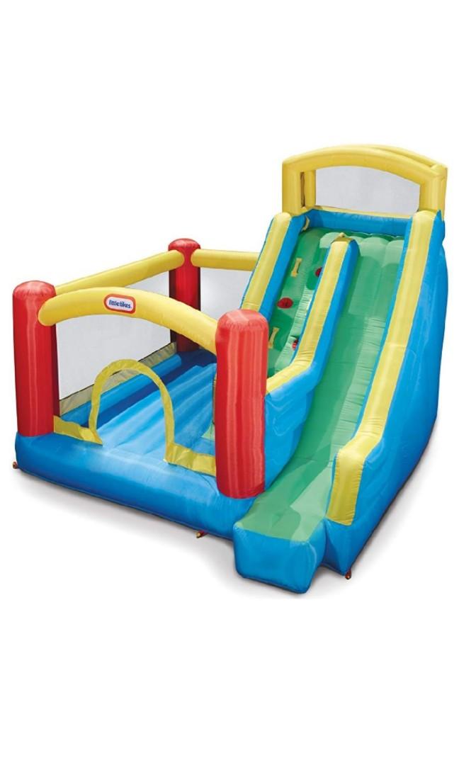 For Rent: Party Inflatable bounce&slide (Category: Infant Playtime) located in Pasig City. Submitted by jvcanzon (Listing ID 272090309, Image 1). Description: For rent: Party inflatable slide and bouncer Good for 4hours Free delivery within metro manila.