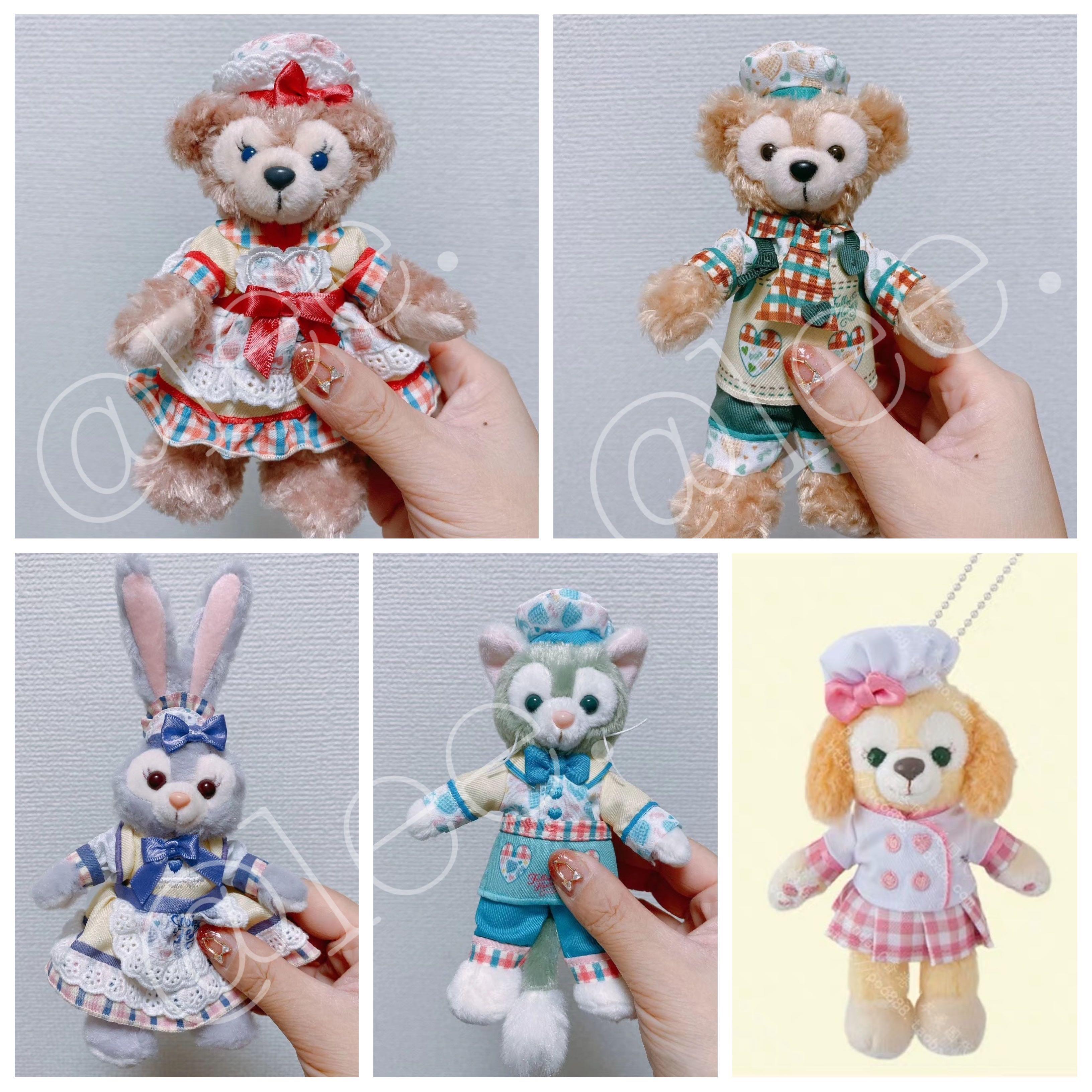 Gelatoni Stella Lou S size plush toy set Gelatoni Stella Lou Tokyo Disney Sea