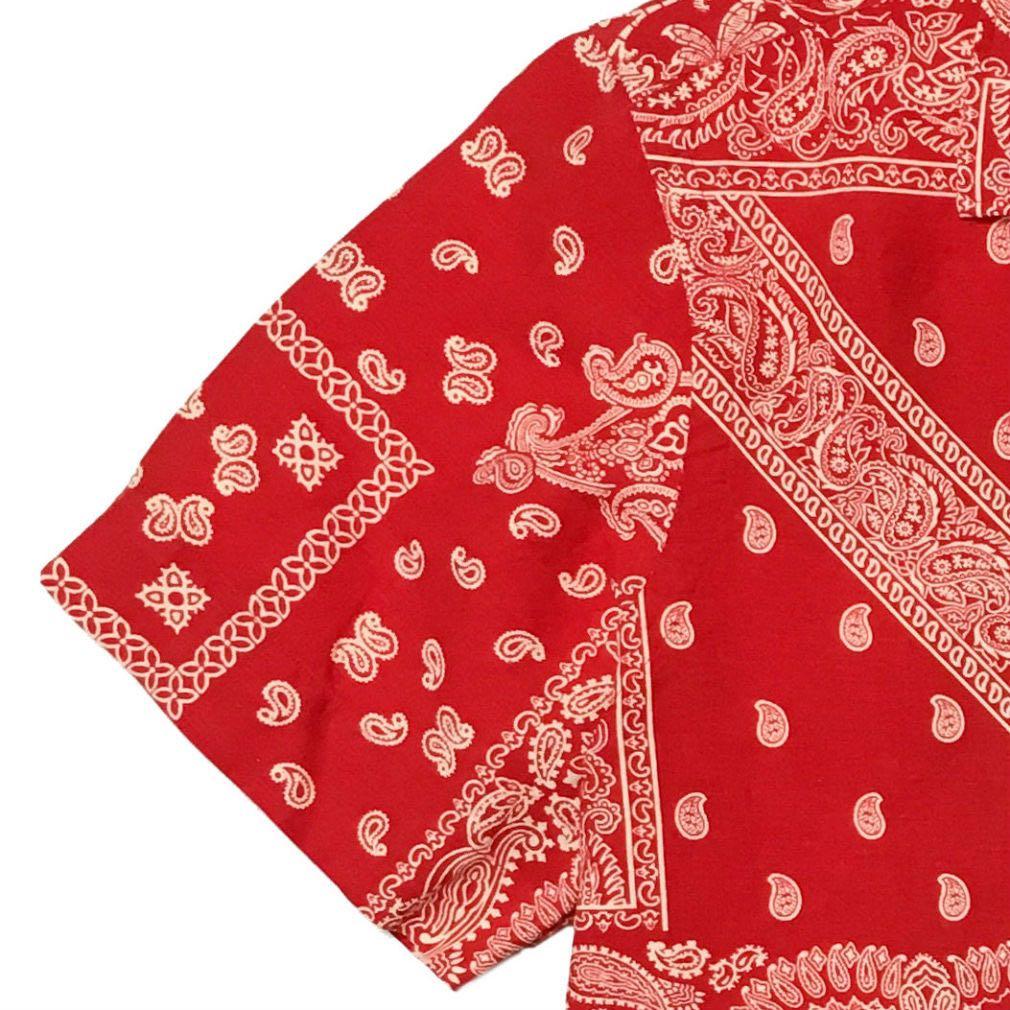 polo ralph lauren red bandana shirt