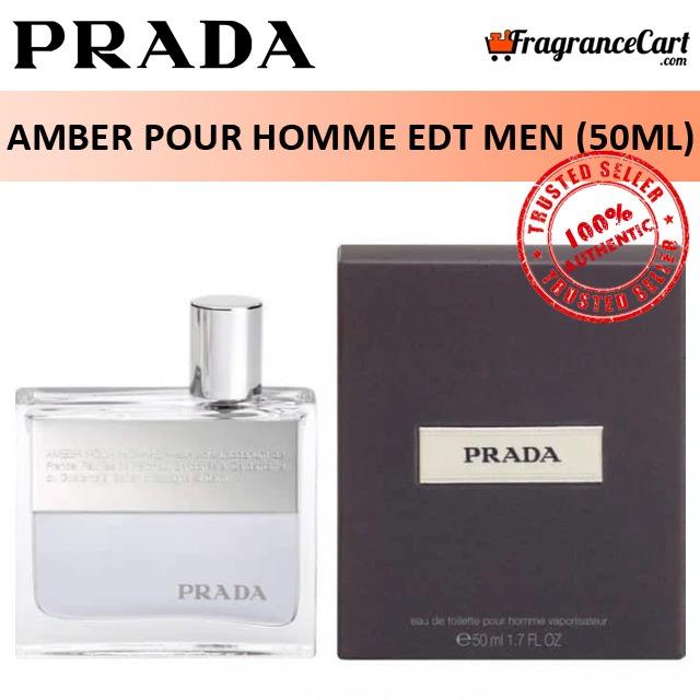 prada amber pour homme eau de toilette 100ml