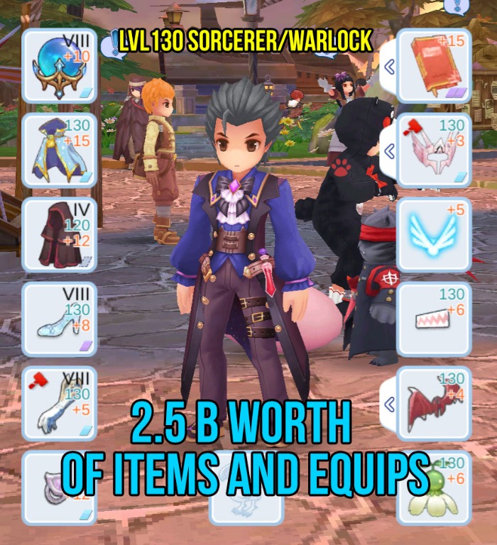 Ragnarok Mobile Eternal Love Level 130 Warlock/Sorcerer with 11k raw