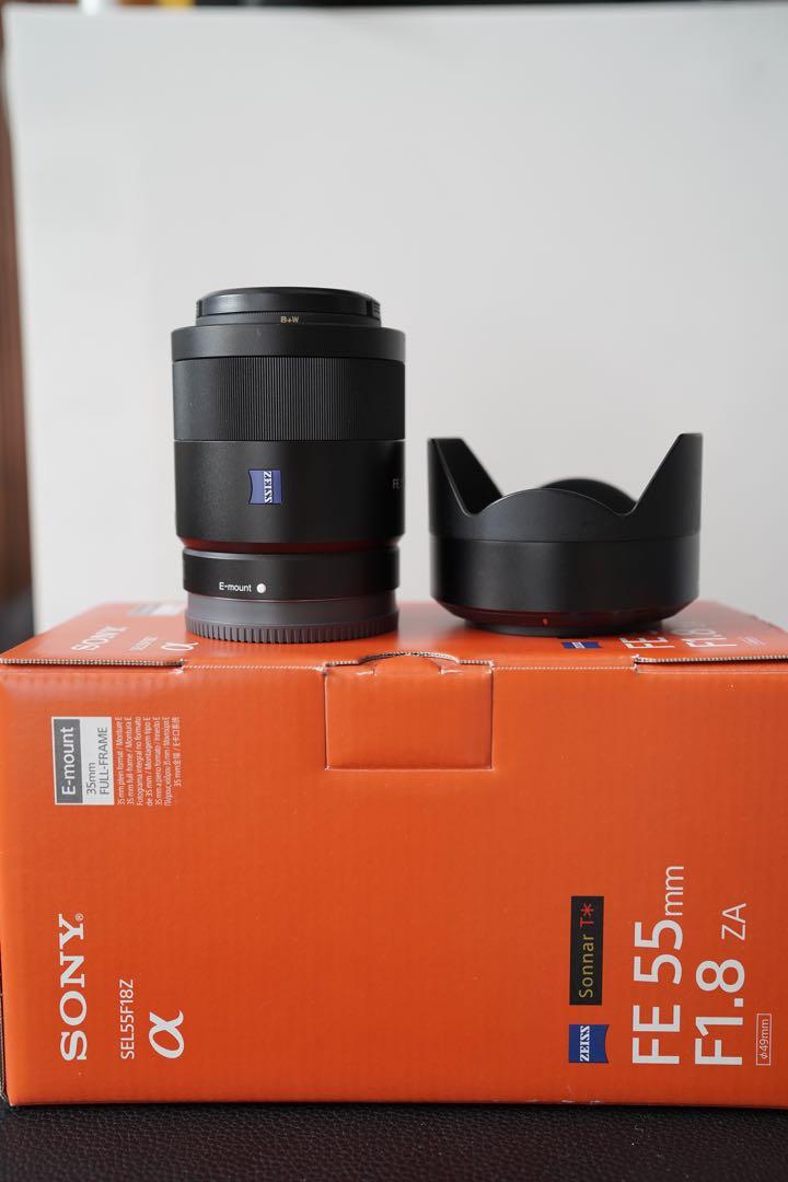 Sony Sonnar T Fe 55mm F1 8 Za Lens Sel5518z Photography Lenses On Carousell