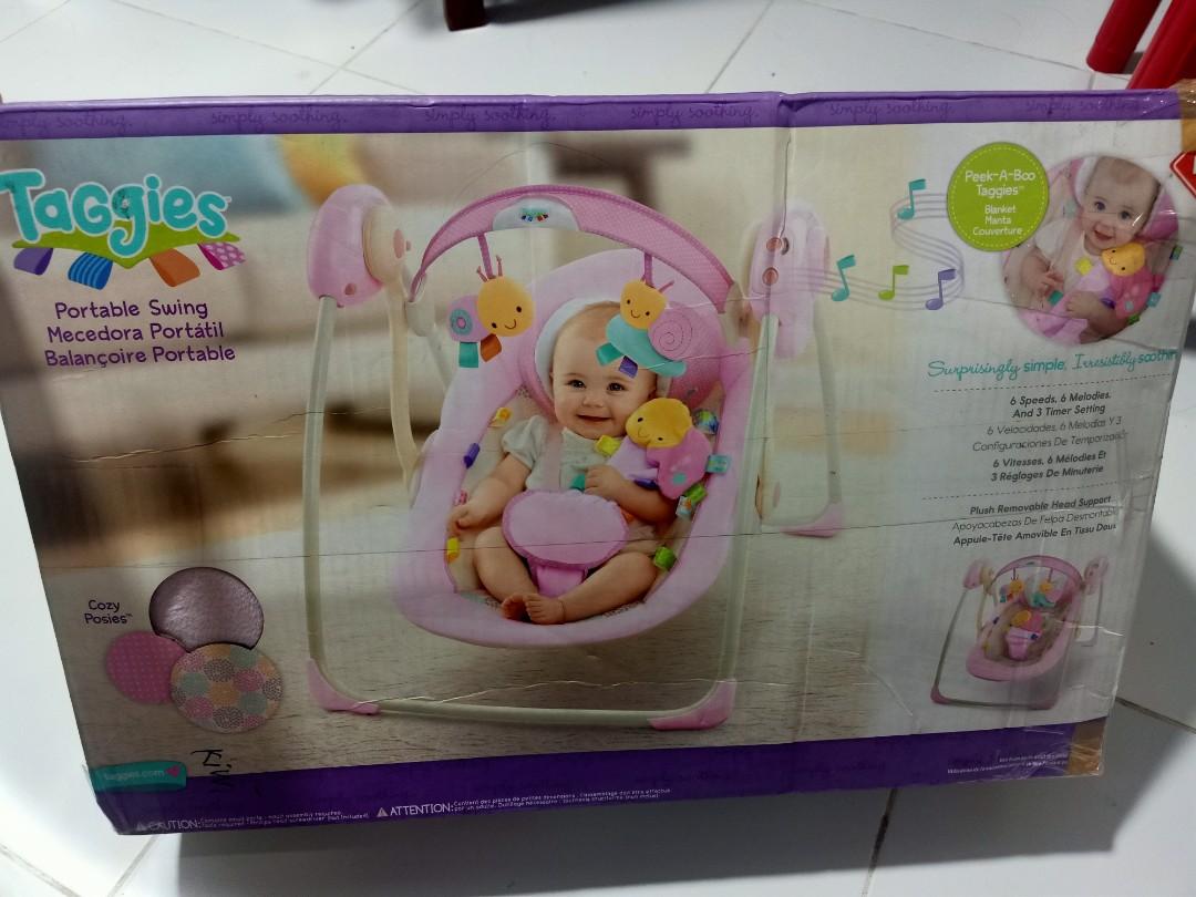 taggies baby swing